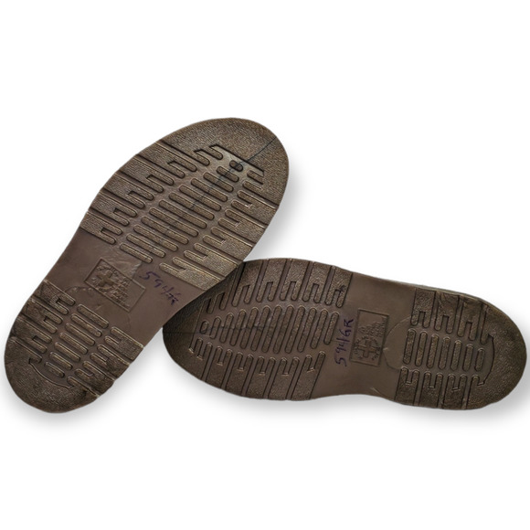 Dr. Martens CLARISSA METALLIC LEATHER SANDALS Pewter Spectra Patent 10 - Picture 8 of 10